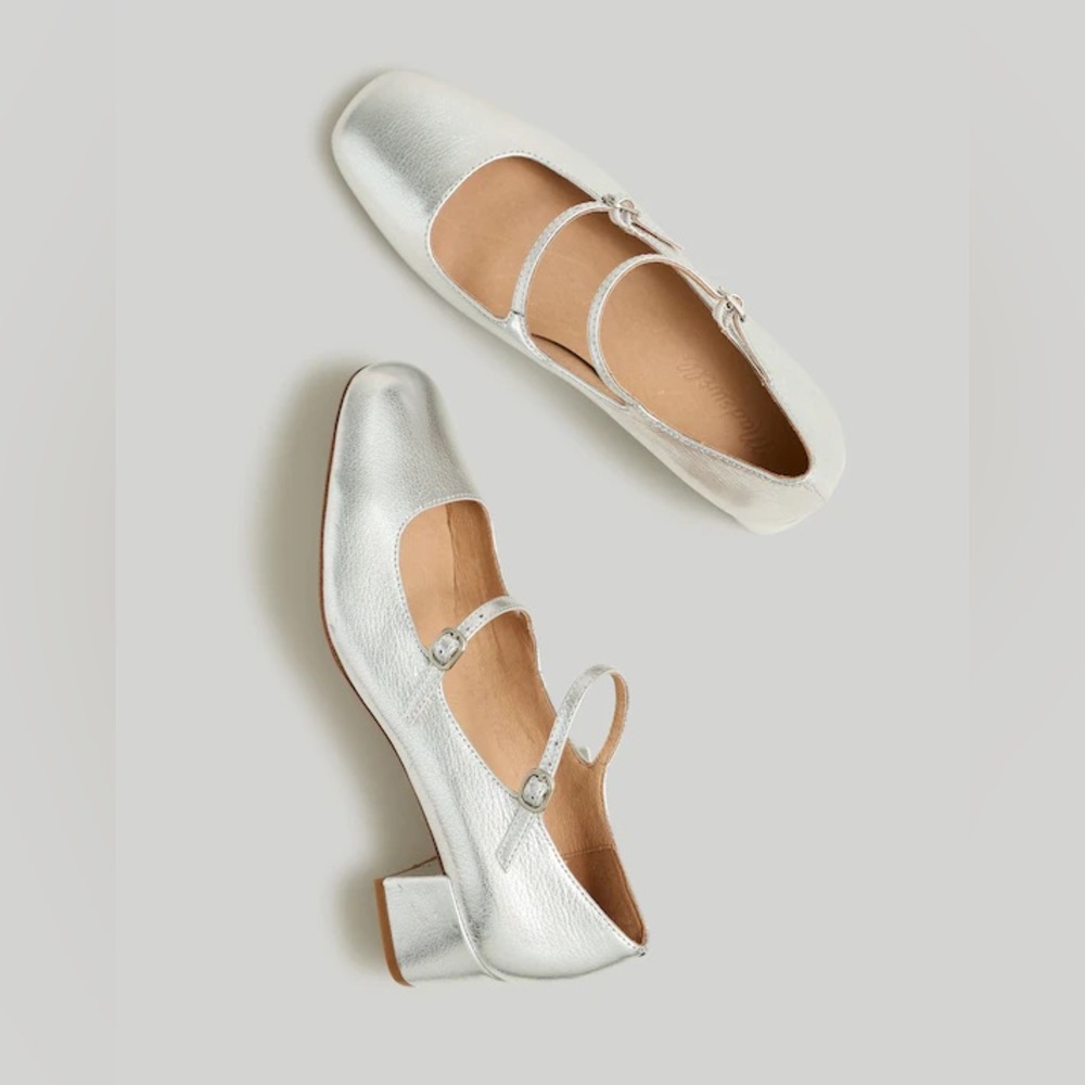 Brand New Madewell Nettie MaryJane heeled shoes